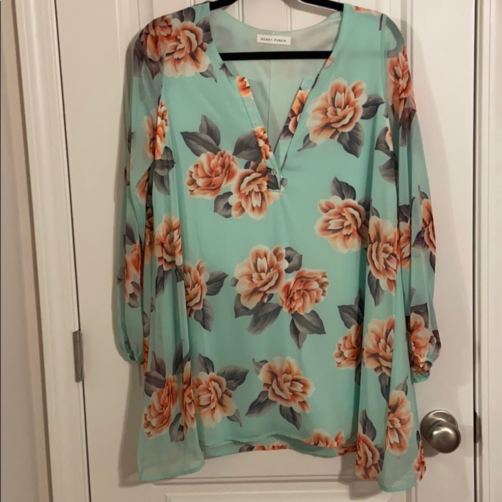 Floral tunic